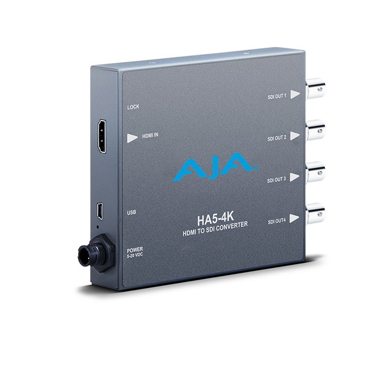 AJA Converter HDMI2.0 UHD/ 4K auf 4 x 3G-SDI HA5-4K